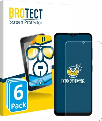 Produktbild von 6x Für Oukitel C5 6,52" Schutzfolie BROTECT Displayschutz Display Schutz Folie Klar Transparent
