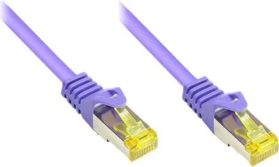 Imagen del producto de Good Connections 8070R-010V Good Connections Patchkabel m. Cat.7 Rohk. violett 1m