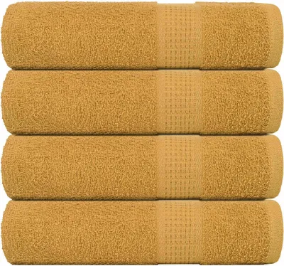 Produktbild von Badetücher FROGN 4 Stk. Gold 100x150 cm 360 g/m²
