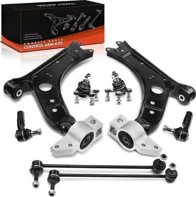Image de Frankberg 1x Kit de Bras de Suspension Essieu avant pour VW EOS Golf Plus Fourgon V Variant VI Cabriolet Jetta III Scirocco