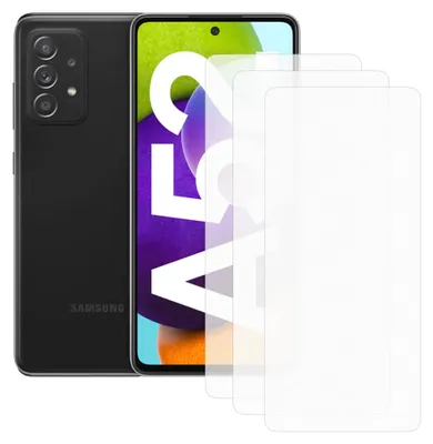 Produktbild von Drei Stück (3x) Display-Schutzfolie Displayschutz-Glas 9H Glas für Samsung Galaxy A52 LTE (4G)