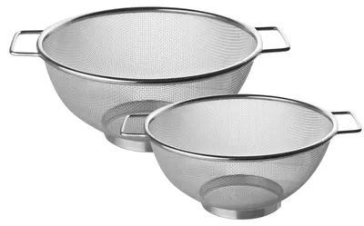 Immagine prodotto di Set di 2 colini in acciaio inox da 20 cm e 26 cm Fackelmann