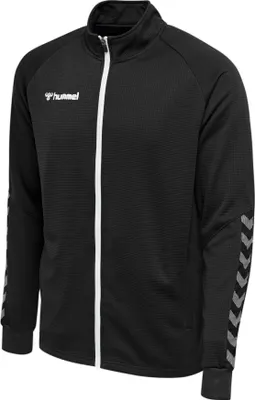 Produktbild von HUMMEL hmlAUTHENTIC KIDS POLY ZIP JACKET 2114 BLACK/WHITE 116