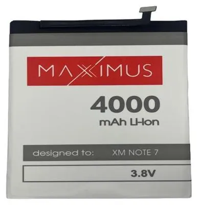 Image de Batterie MAXXIMUS 4000 mAh pour Xiaomi Redmi Note 7 BN4A Performance et sécurité