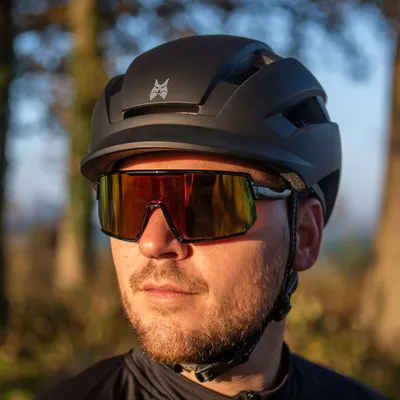 Produktbild von Lynx City Move Fahrradhelm E-Bike mit LED-Rücklicht Matt schwarz Größe 58-61 cm (L/XL)