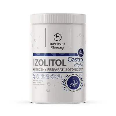 Produktbild von Hippovet Izolitol Gastro Light – Ergänzungsfuttermittel für Pferde, Elektrolyte, 1 kg
