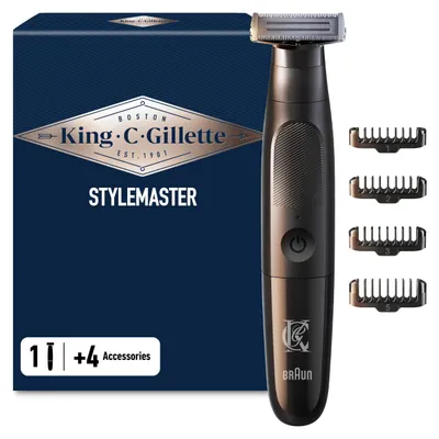 Immagine prodotto di Gillette rasoio elettrico uomo King C Style Master tecnologia CentreCut lama affilata