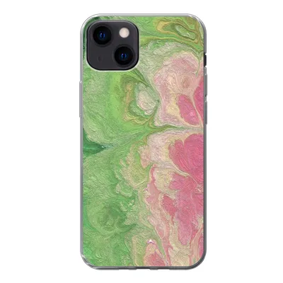 Produktbild von MuchoWow® Handyhülle Schutzhülle Hülle für iPhone 13 Farbe - Kunst - Psychedelisch Silikon Softcase Handy Hülle - Karteninhaber