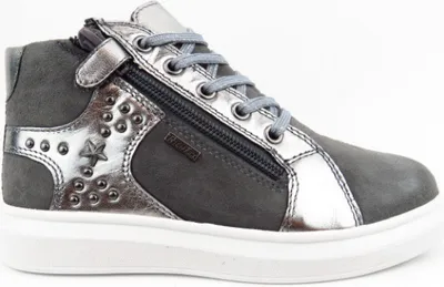 Image de Richter Velour ash ZIP TEX Chaussures montantes pour filles en gris, taille 32
