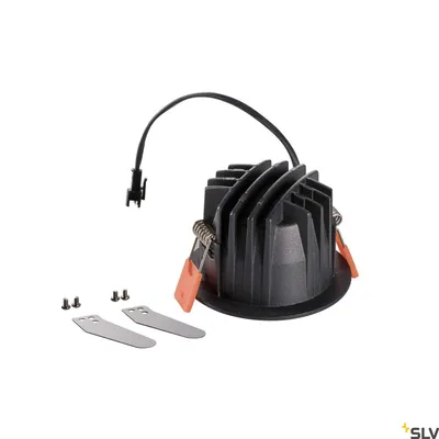 Obrázek produktu pro NUMINOS DL S, vnitřní LED vestavné stropní svítidlo černá/černá 3000K 55°