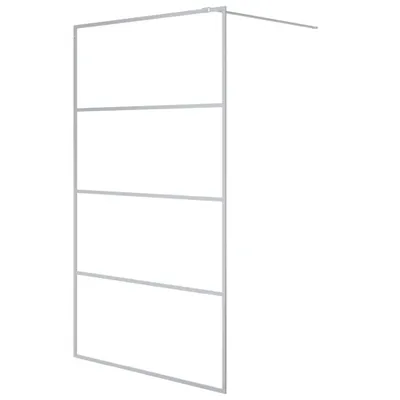Obrázok produktu pre Sprchová zástena strieborná 115x195 cm priehľadné ESG sklo