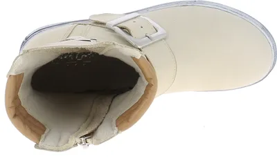 Produktbild von Andrea Conti Damen Stiefelette rockiger Leder Boot Riemen Schnalle 0346833, Größe:39 EU, Farbe:Beige