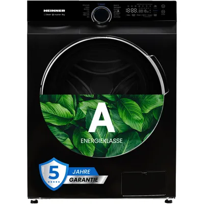 Produktbild von Heinner HWM-M914IVKBA Waschmaschine 9 kg, 1400 U/min, Touch-Bedienung, , Schwarz