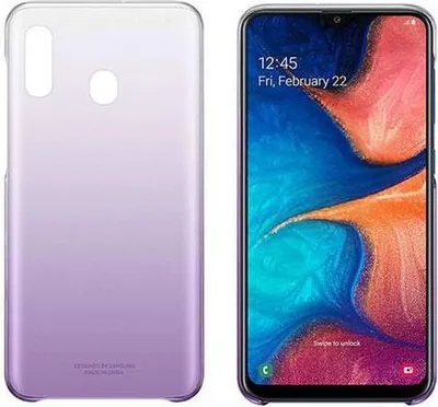 A Samsung phone case and a Samsung phone are displayed side-by-side.
