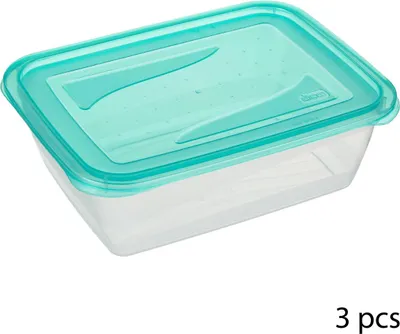 Produktbild von Tiefkühldosen 1,25 Liter 3 Stück Five® - Transparent - Gefriergeeignet