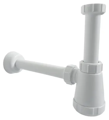 Produktbild von Siphon Flaschensiphon 1014 aus Kunststoff für Waschbecken mit 1 1/4 Zoll-Anschluss