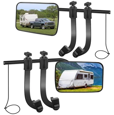 Productafbeelding van Spiegels voor caravans, 12x19 cm, universeel. 2 stuks, geschikt voor links en rechts