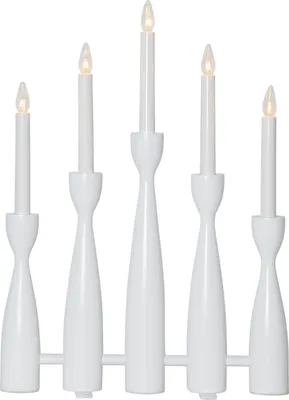 Produktbild von Star Trading 214-10, Leichte Dekorationsfigur, Weiß, IP20, Weiß, 5 Glühbirne(n), E10