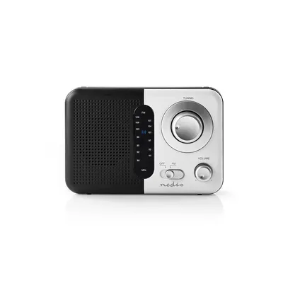 Obrázok produktu pre Nedis RDFM1300WT, Cestovné, Analóg, FM, 87,5 - 108 MHz, 0,8 W, 7,62 cm