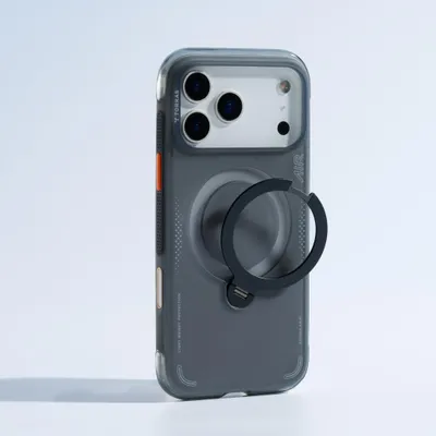 Produktbild von TORRAS Ostand Spin Air Series Handyhülle Shadow Black für iPhone 17 Pro