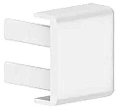 Produktbild von GGK Endstück für Mini 15x15mm, alpinweiß, RAL 9010, schnittkaschierend, Packung mit 4 Stk.