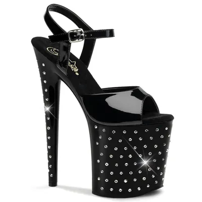 Produktbild von STARDUST-809 Damen Sandale von Pleaser, Schwarz EU 36, US 6