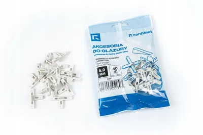 Produktbild von RANPLAST Abstandskreuze Fliesen 6mm 40 Stück