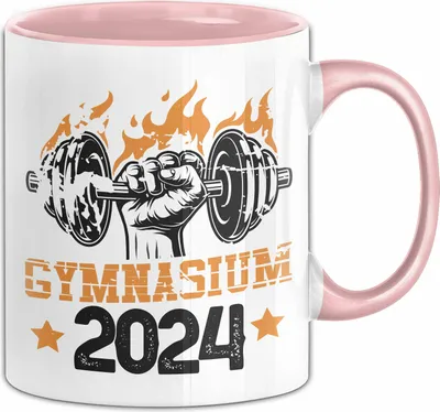 Produktbild von 5. Klasse Geschenk Tasse Gymnasium 2024 Geschenkidee Weiterführende Schule Kaffee-Becher  (Rosa)