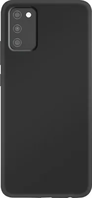Image de Jaym, Premium Housse silicone microfibre Samsung Galaxy A03s, Noir