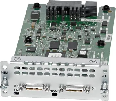 Immagine prodotto di Cisco NIM-2T=, EIA-232, EIA-449, EIA-530, EIA-530A, V.35, and X.21, 0,08 Gbit/s, Cisco 4400