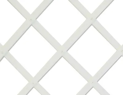 Image de Treillis extensible en PVC 0,5 x 1,5 m blanc TREILLIFLEX