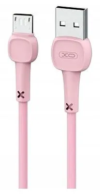 Produktbild von XO NB132 USB microUSB Ladekabel 1m Rosa