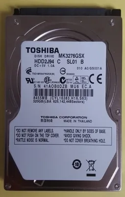 Image de Toshiba MK3276GSX 320GB SATA 2,5