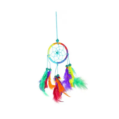 Immagine prodotto di Acchiappasogni arcobaleno, acchiappasogni colorato in varie misure, dimensioni: circa 6 cm