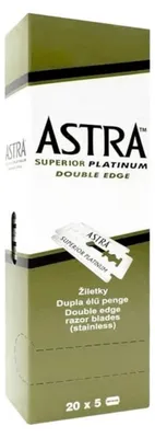 Image de Lames de rasoir Astra Superior Platinum Double Edge 100 pièces