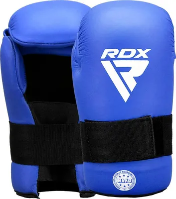 Produktbild von RDX Pointfighter Handschuhe – WAKO-, aus Echtleder, mit IMF-Polsterung & Handgelenkschutz für Kickboxen & Taekwondo