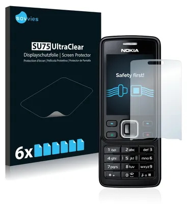 A product shot of a Nokia phone and its screen protector packaging.