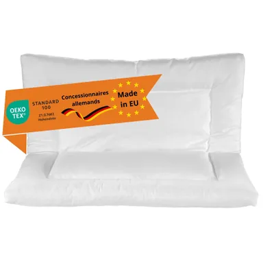 Image de Coussin pour dormir sur le ventre, 80 x 80 cm, coussin pliable, coussin de relaxation, 100% microfibre, lavable, sleepling