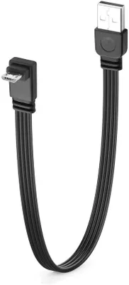 Immagine prodotto di Cavo a 90 gradi - Ricarica rapida - 0,98 metri - Nero - Micro-USB - Cavo