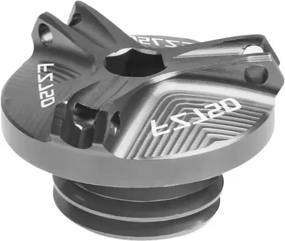 Productafbeelding van Motor Olie Dop - Motorolie Vulplug - Motoronderhoud - CNC Aluminium - 150 Gram - Grijs