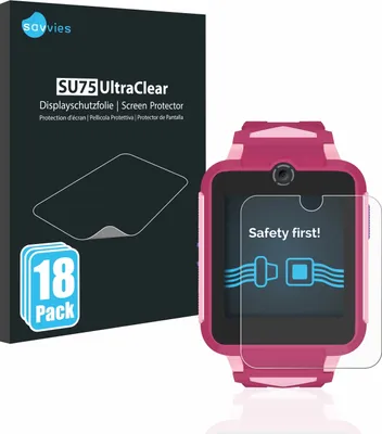 Produktbild von 18x Für TCL Movetime Family Watch MT42X Schutzfolie Savvies Displayschutz Display Schutz Folie Klar Transparent