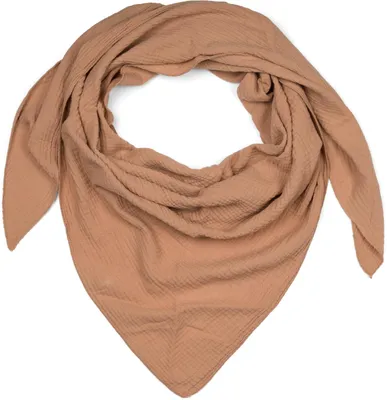 Produktbild von styleBREAKER Damen Musselin Dreieckstuch aus 100% Baumwolle | Weiches und leichtes Halstuch für Damen Unifarben | Stylisches Tuch für jede Jahreszeit -  Italy, 196 x 84 cm