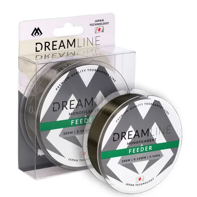 Produktbild von Mikado Dreamline Feeder Monofile Schnüre 300 M Grün 0.220 mm Grün 0.220 mm