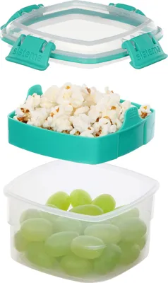 Produktbild von sistema Frischhaltedose Snacks TO GO 400 ml mintgrün