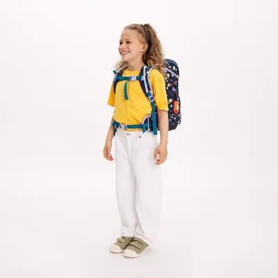 Immagine prodotto di ergobag zaino della scuola Cubo Schoolbag Set 5 -pezzi Bärnsteinhöhle blu scuro