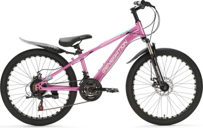 Produktbild von Generation M-760 Mountainbike 24 Zoll – Pink mit Schutzblechen