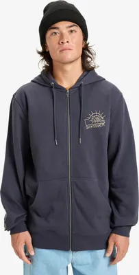 Obrázek produktu pro Quiksilver Graphic Zip Pullover Grey M Man Grey M