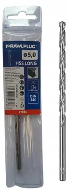 Produktbild von Rawlplug Verlängerter HSS Bohrer für Metall 5x132mm