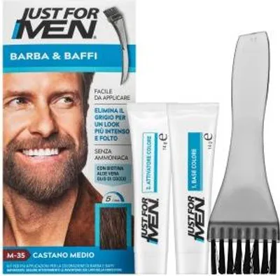 Produktbild von Just For Men Moustache & Beard Color Bartfarbe M35 Medium Brown