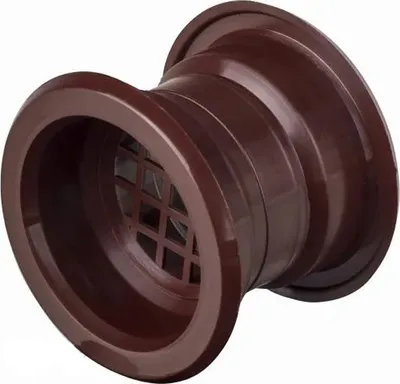 Produktbild von Türlüftungshülsen 35-40 mm (6 Stück) - versch. Farben Mahagoni